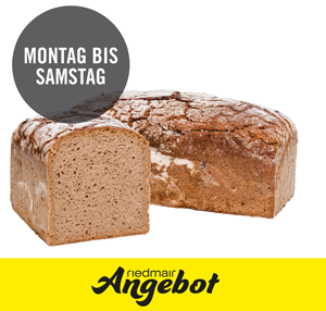 Angebot des Monats: Roggenbrot 1,5 kg